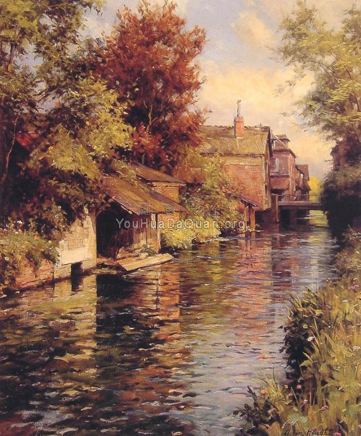 Sunny Afternoon on the Canal - 路易斯·阿斯顿·奈特